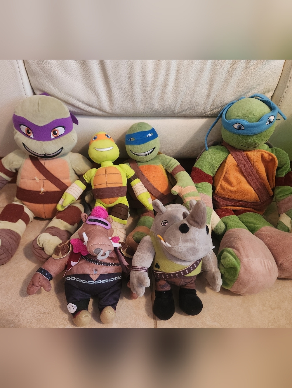 TMNT Plush Teenage Mutant Ninja Turtles Plush Rocksteady
